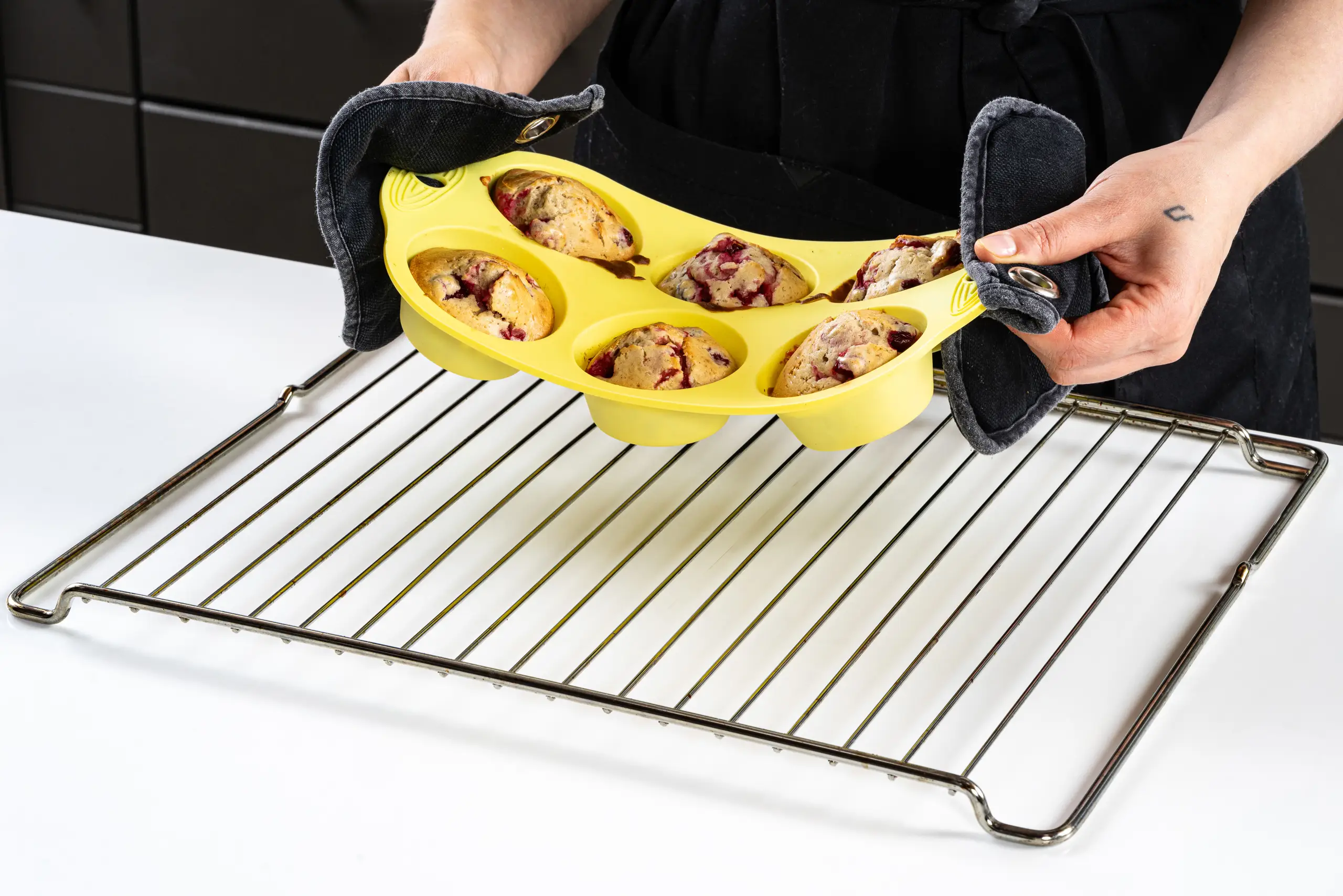 Шаг 8: Клюквенные маффины