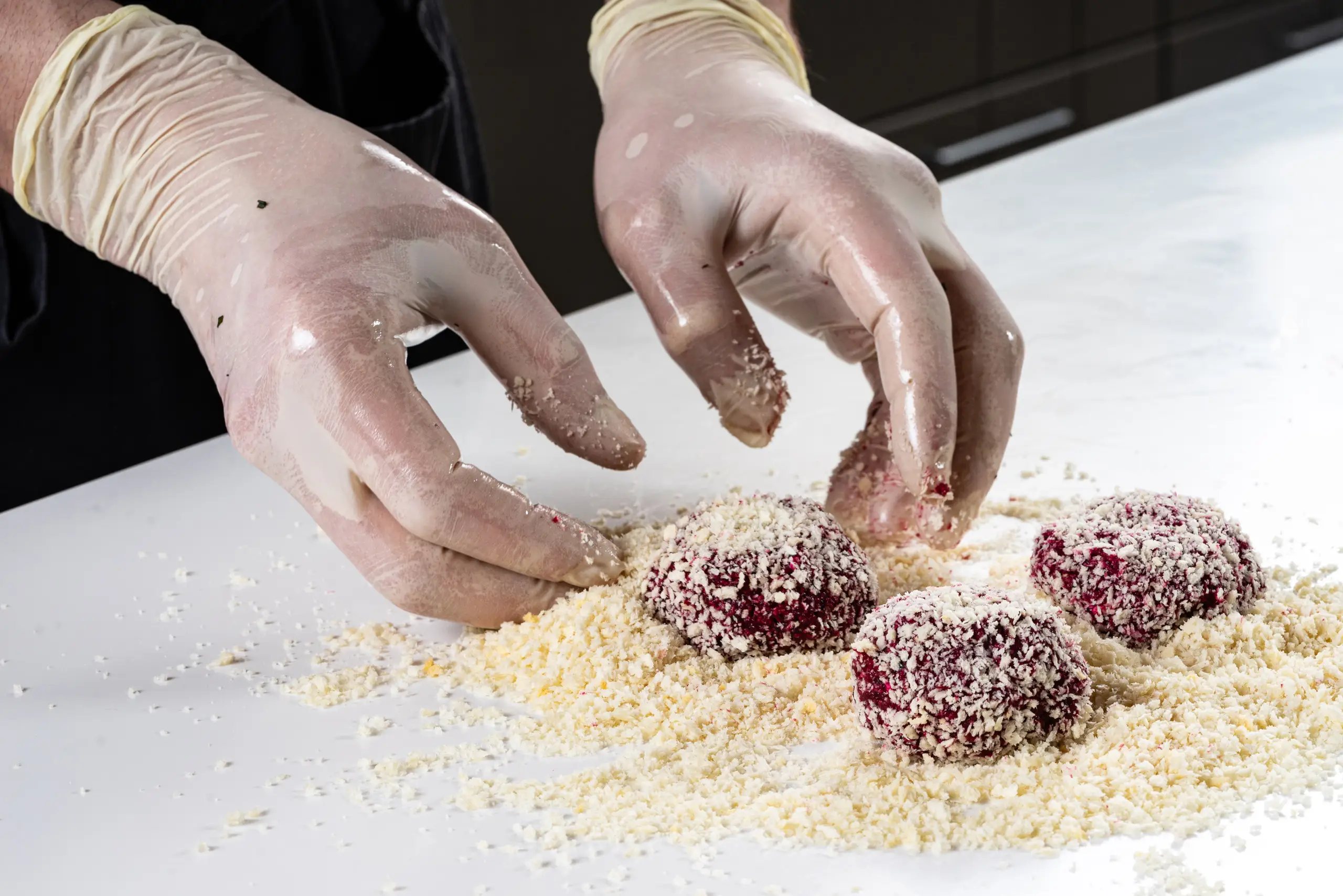 Шаг 8: Котлеты из свеклы с фетой и базиликом