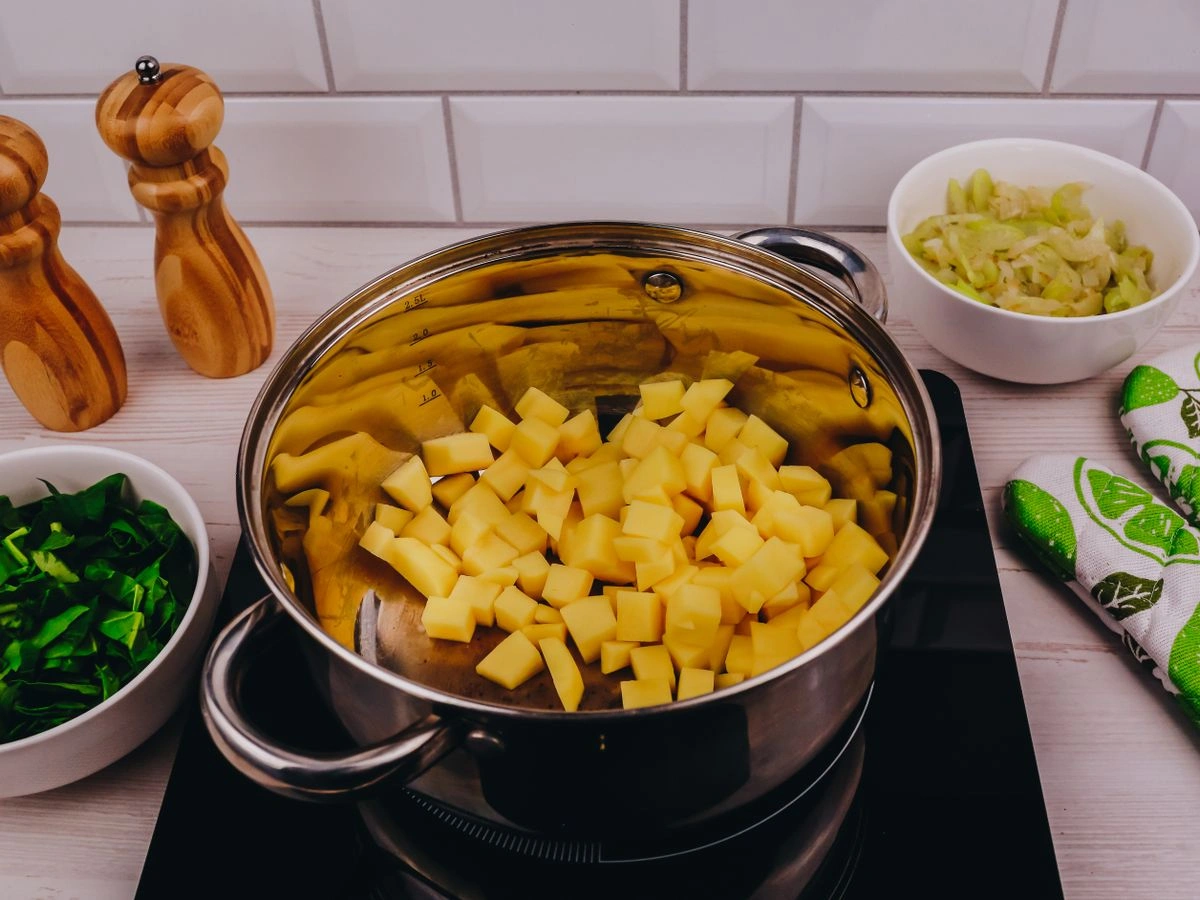 Шаг 8: Крем-суп с брокколи и шпинатом