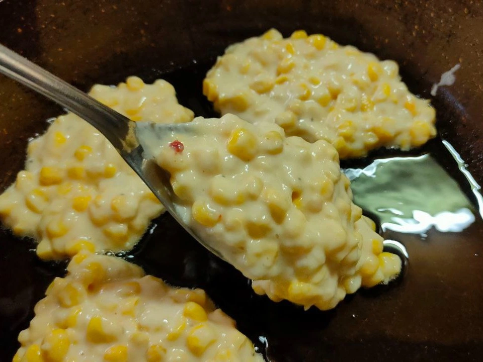 Шаг 8: Кукурузные оладьи