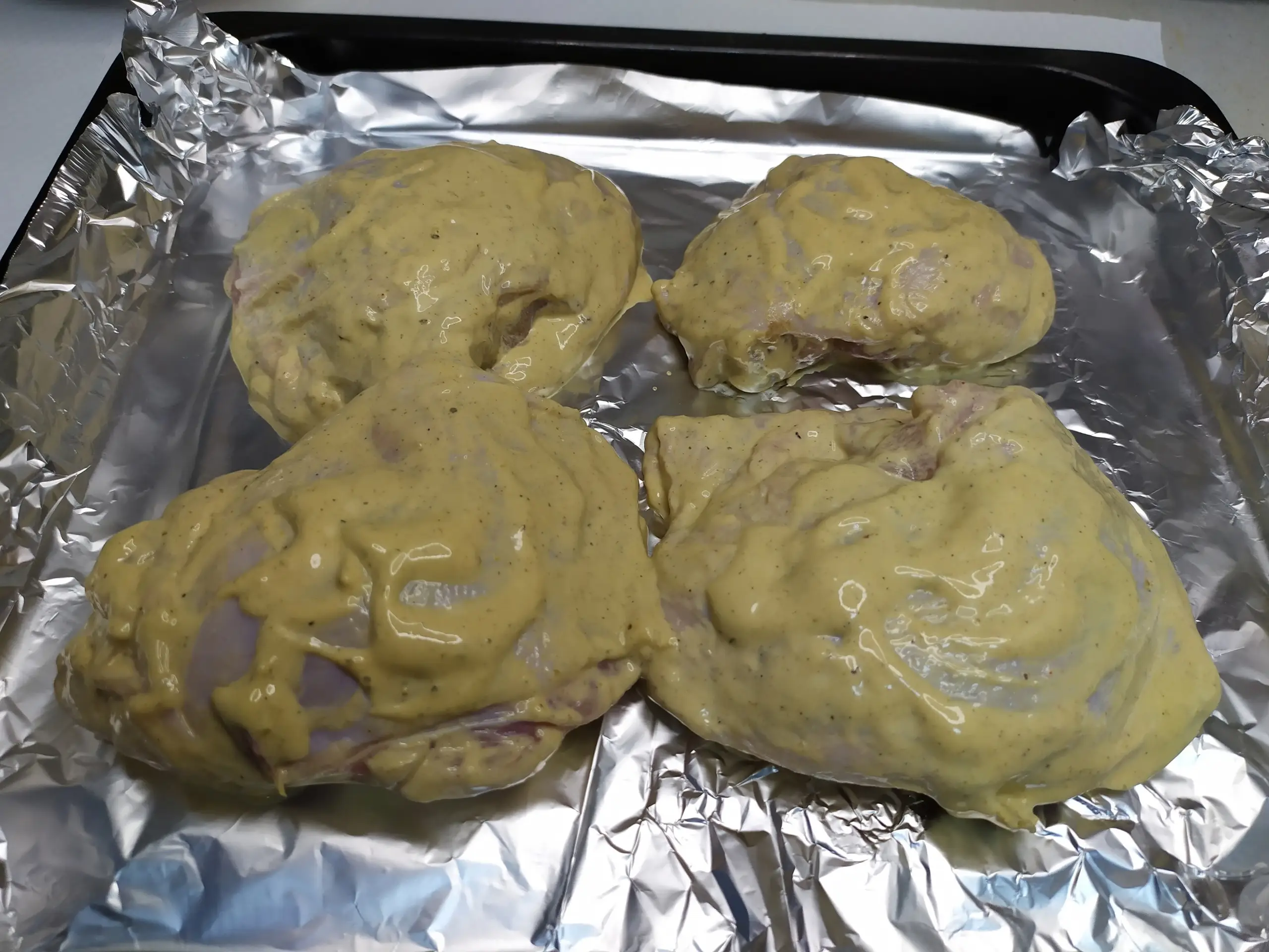 Шаг 8: Куриные бедра с горчицей