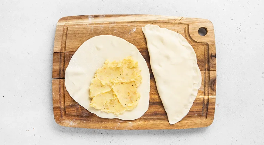 Кутабы с картошкой: шаг 8