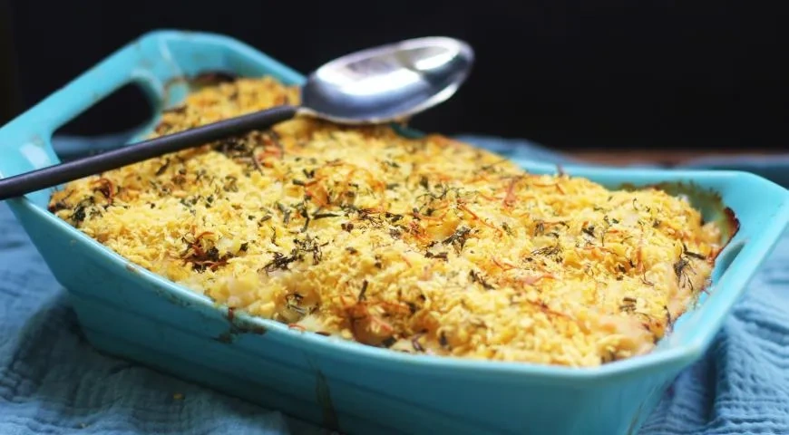 Лазанья рыбная: шаг 8