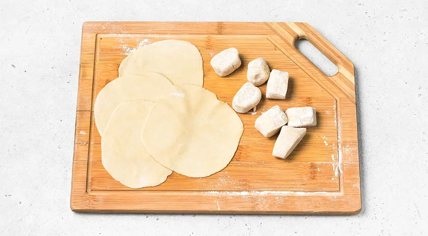 Манты с курицей: шаг 8