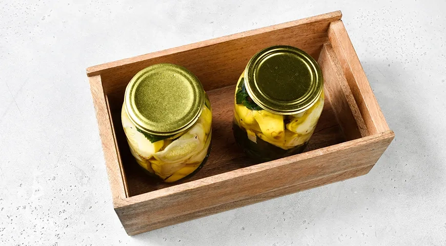 Маринованные патиссоны без стерилизации: шаг 8