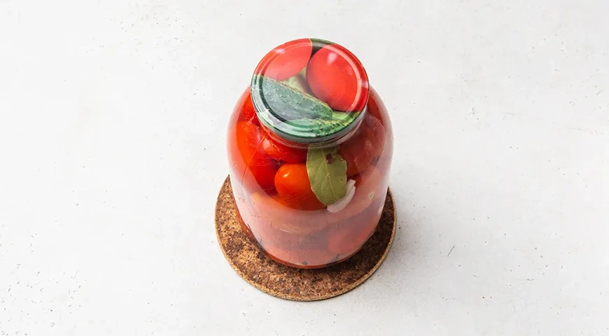 Маринованные помидоры на зиму в банках: шаг 8