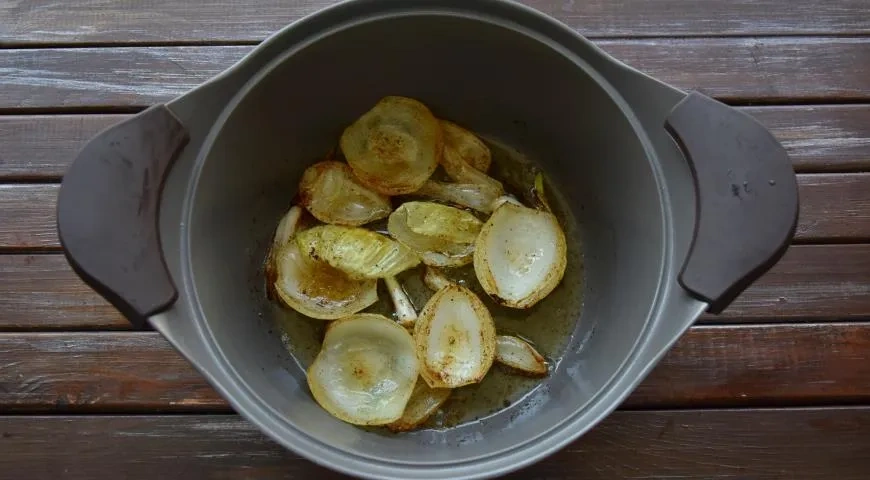 Медовый махмудийе с пилавом: шаг 8