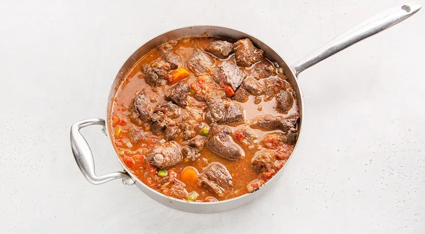 Мексиканское рагу с мясом, овощами и фасолью: шаг 8