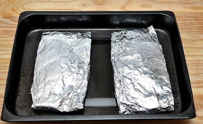 Шаг 8: Минтай в духовке