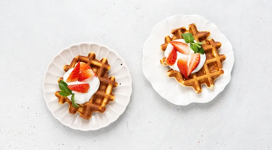 Мягкие венские вафли на молоке: шаг 8