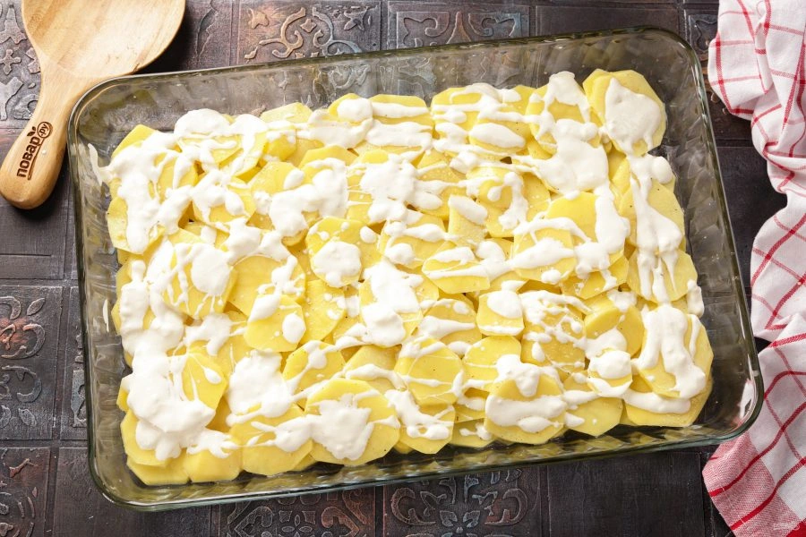 Шаг 8: Мясо пофранцузски из куриного фарш а