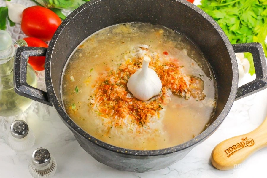 Шаг 8: Обычный плов