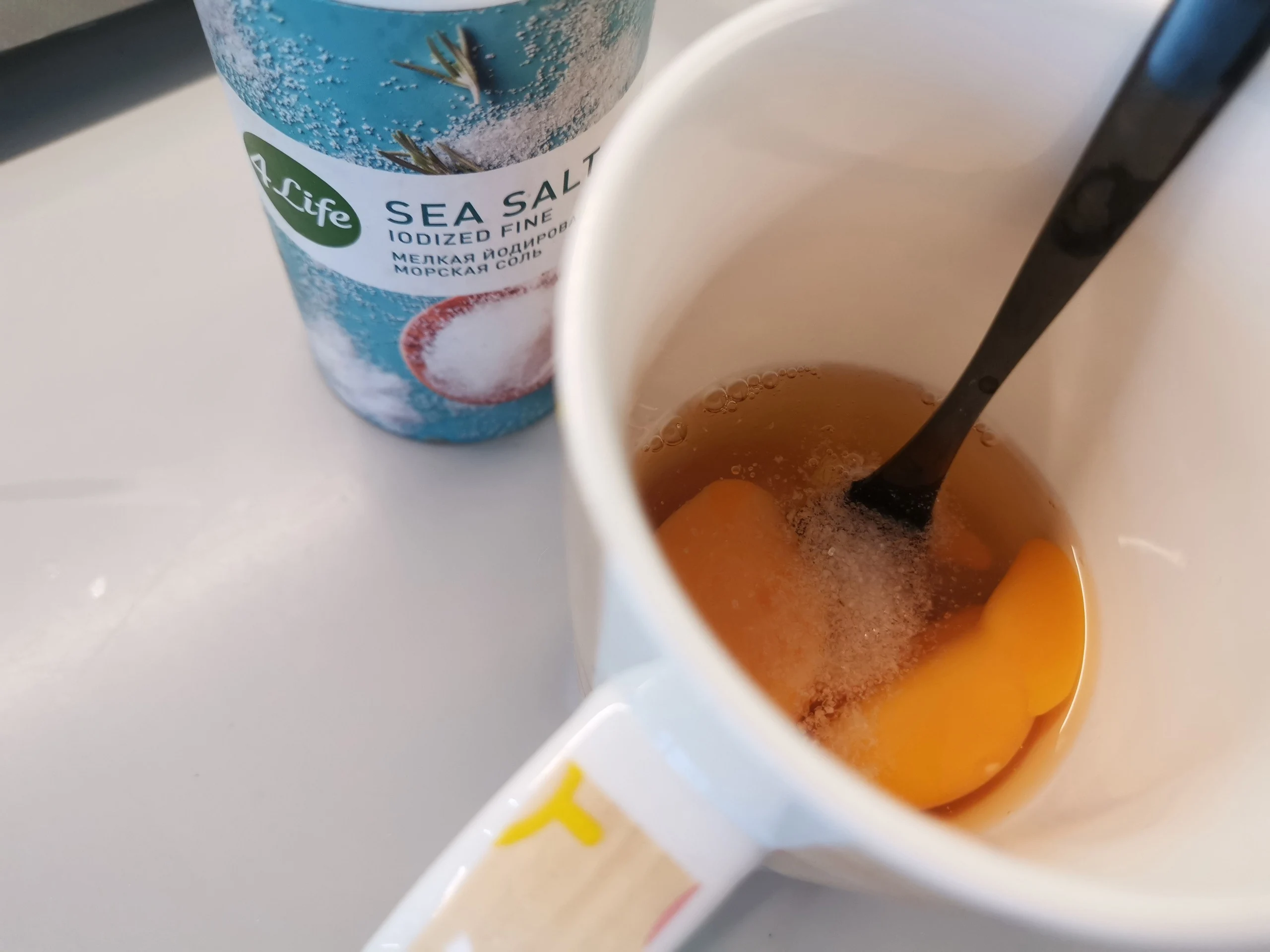 Шаг 8: Омлет с грибами