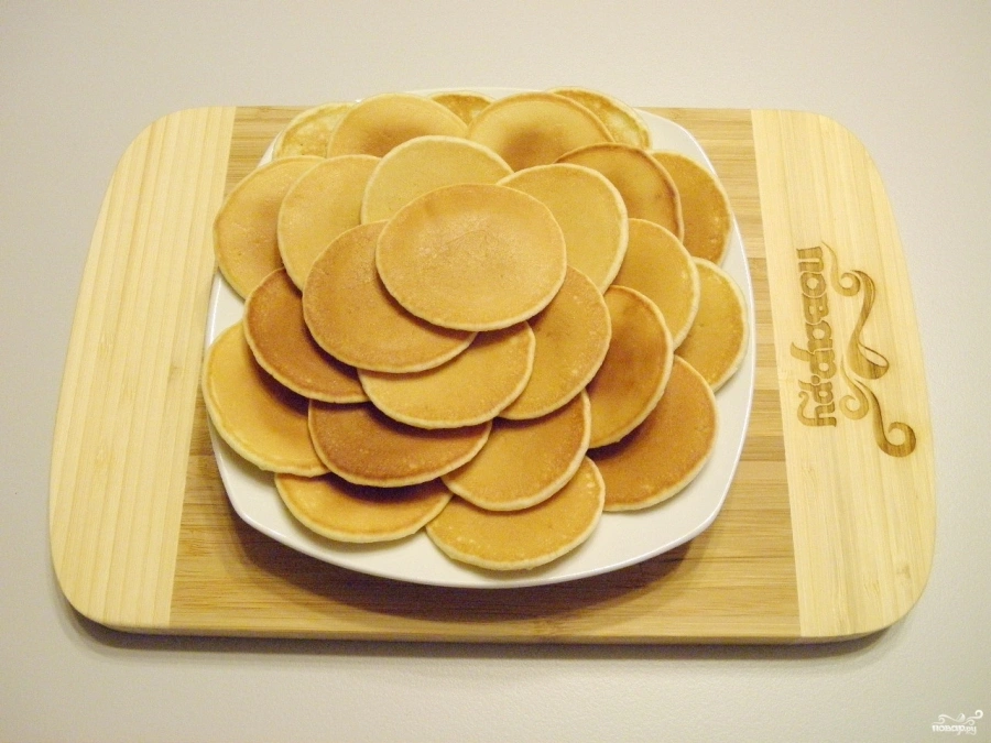 Шаг 8: Панкейки на кислом молоке