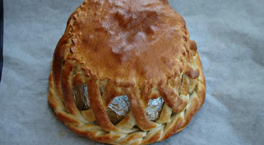 Пасхальная съедобная корзина: шаг 8