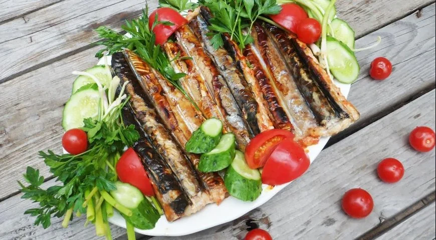 Пикантная скумбрия на гриле: шаг 8