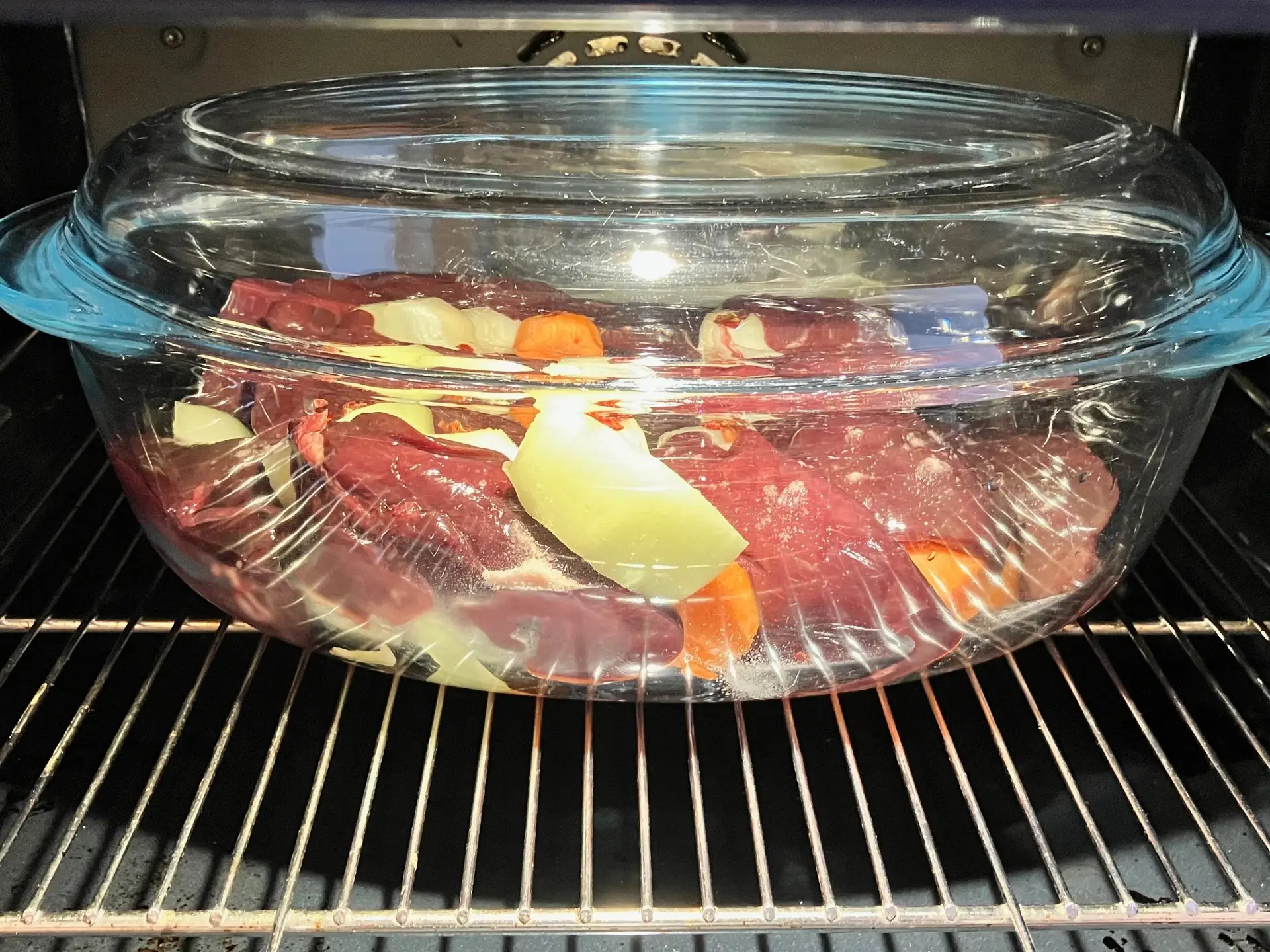 Шаг 8: Полента с печенью индейки и овощами