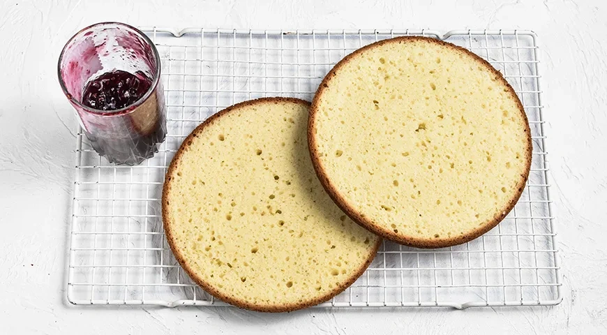 Постный бисквит: шаг 8