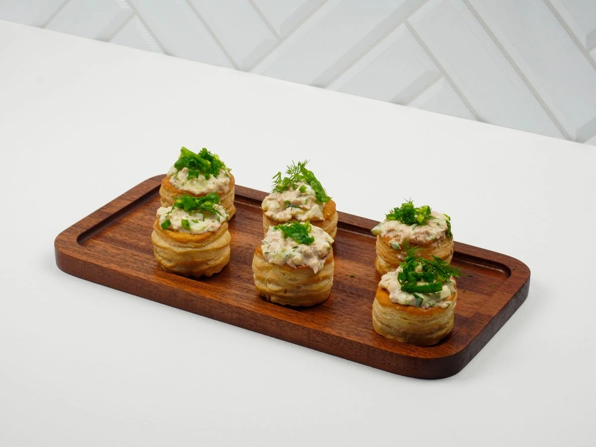 Шаг 8: Простые тарталетки с начинкой из тунца