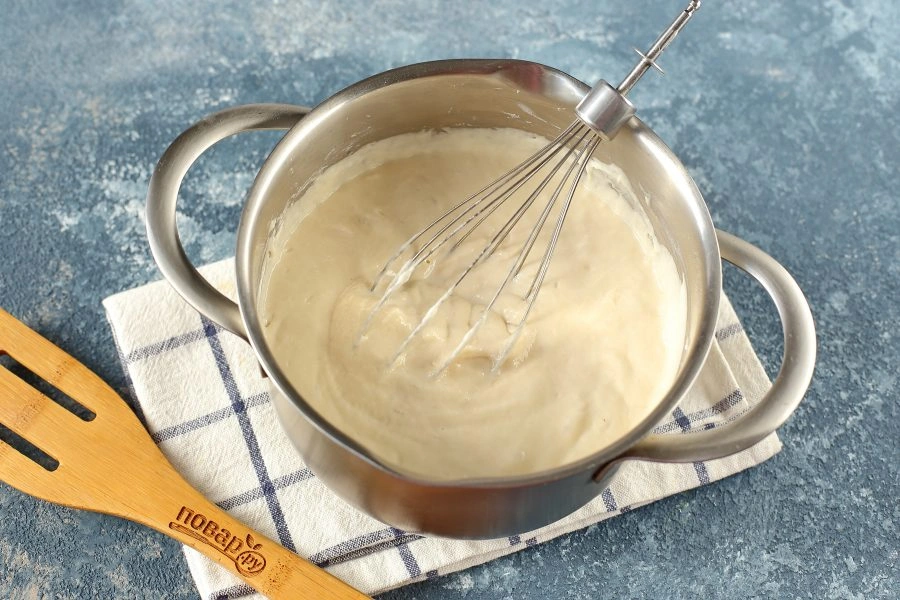 Шаг 8: Пышные без дрожжевые оладьи на кефире