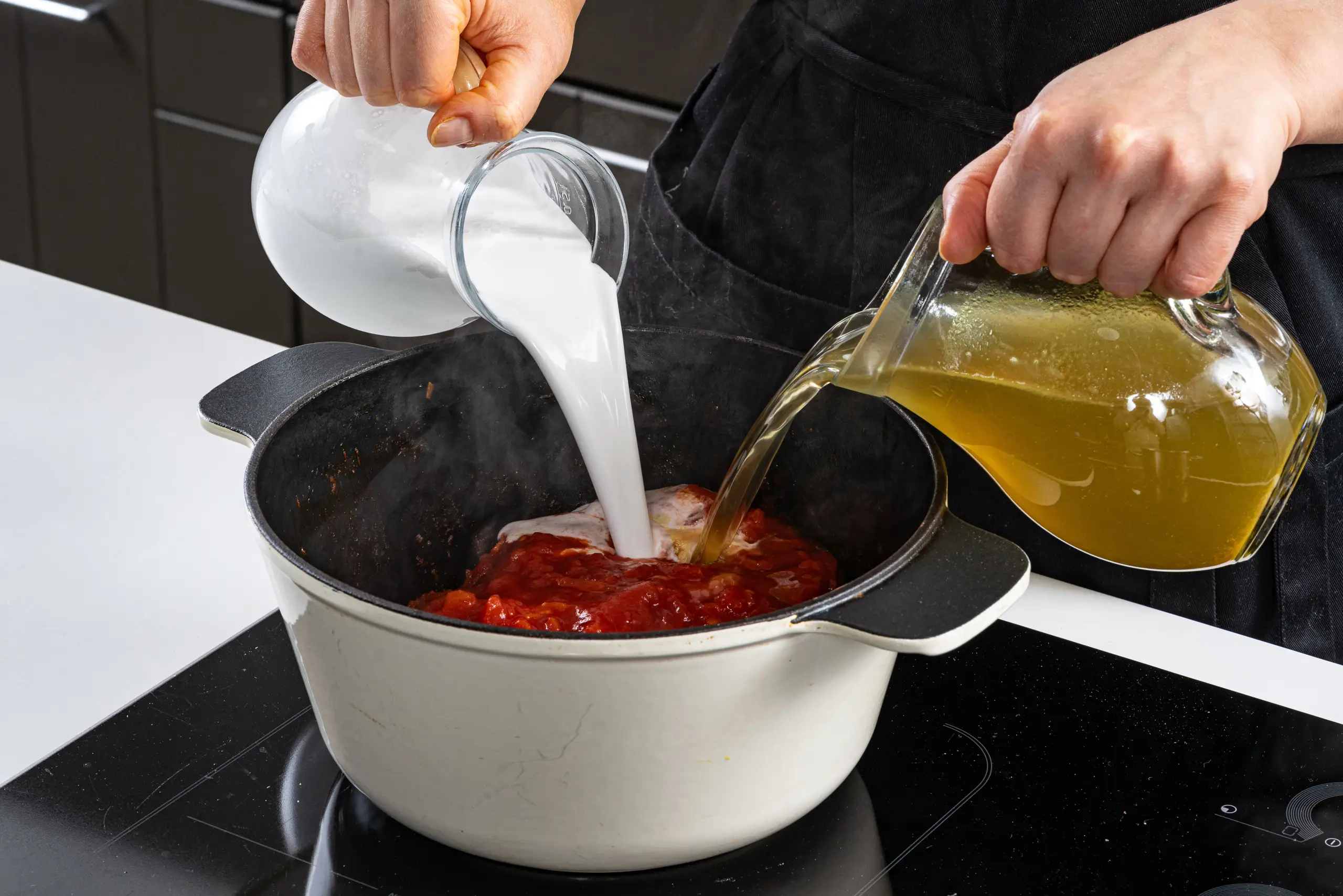 Шаг 8: Рагу из камбалы с кокосовым молоком