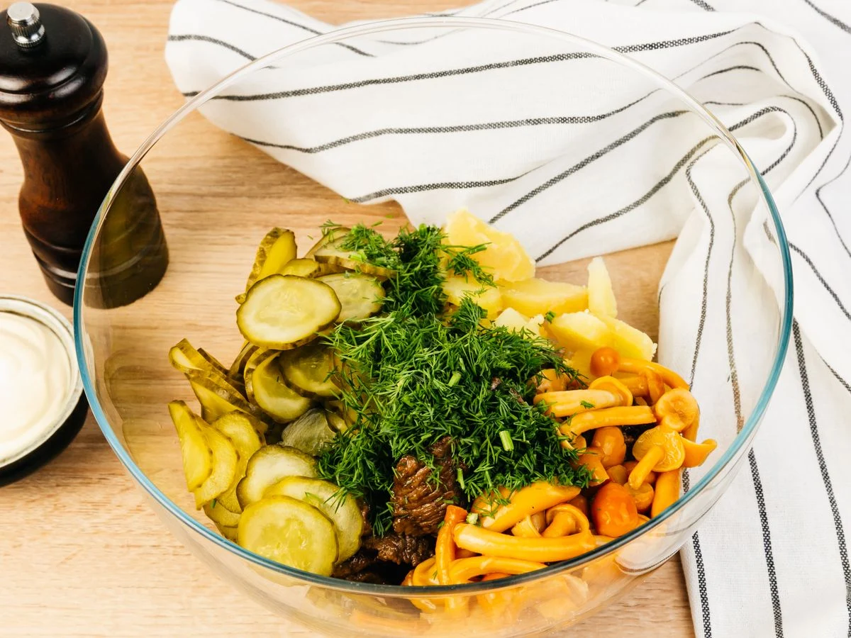 Шаг 8: Салат «Альпийский»