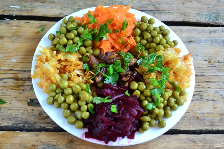 Шаг 8: Салат "Чафан"