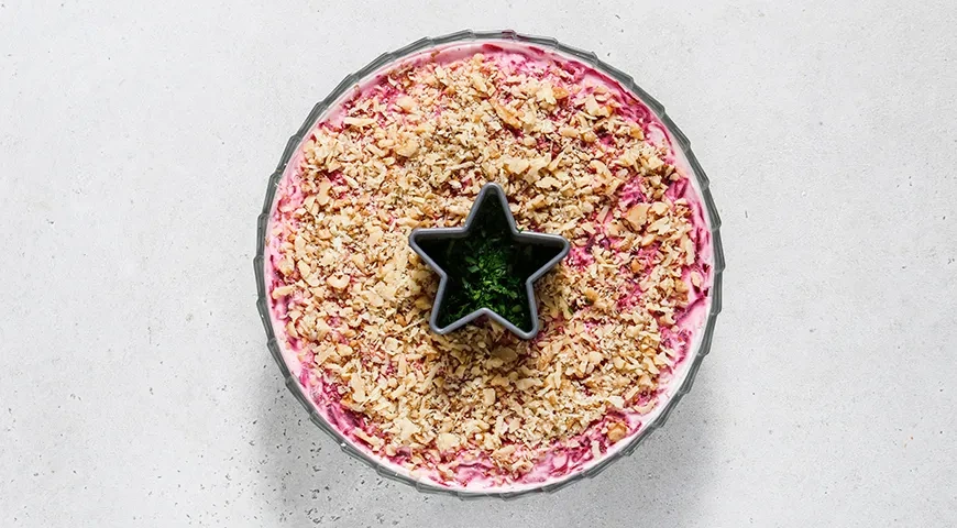 Салат «Генеральский» с курицей: шаг 8