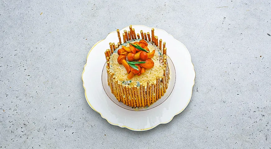 Салат «Грибная полянка» классический: шаг 8