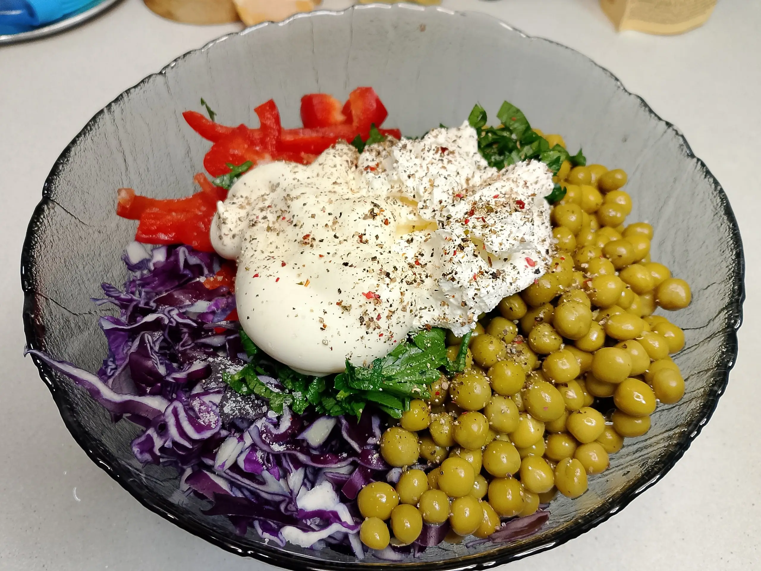 Шаг 8: Салат из краснокочанной капусты