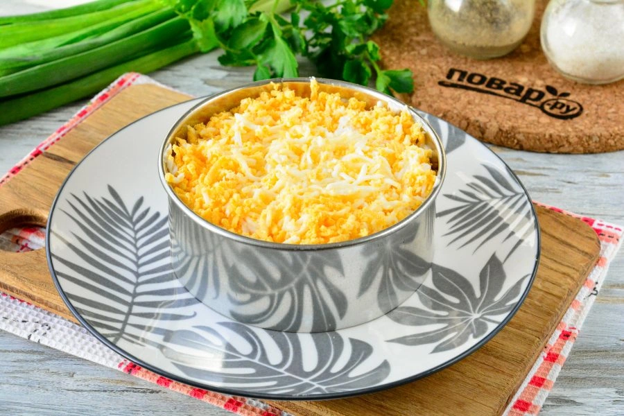 Шаг 8: Салат лесная поляна