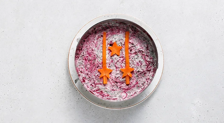 Салат «Настоящий полковник»: шаг 8