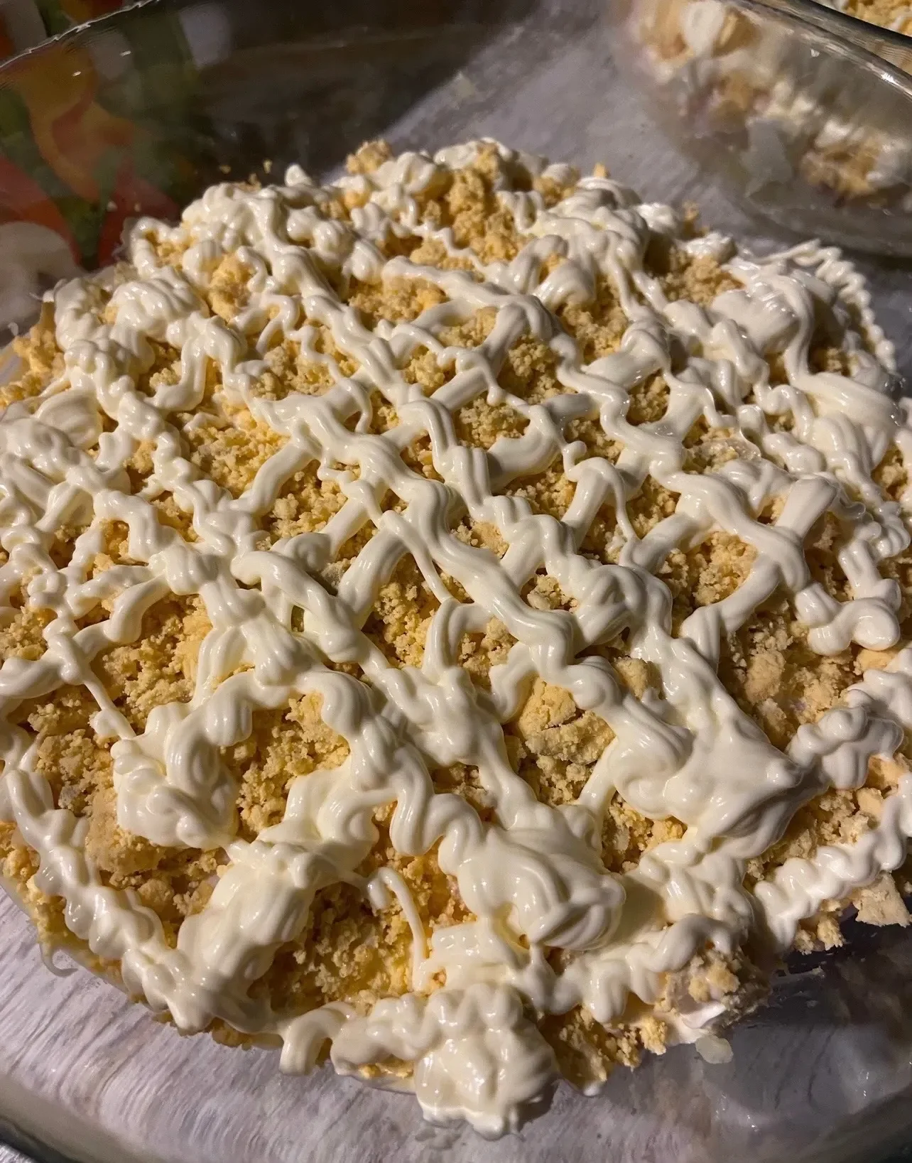 Салат «Невеста» с куриной грудкой: шаг 8