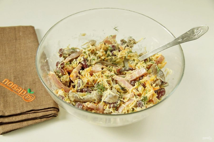 Шаг 8: Салат "Париж"