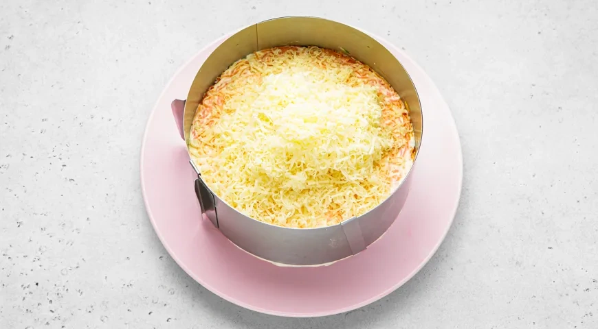 Салат «Женское счастье»: шаг 8