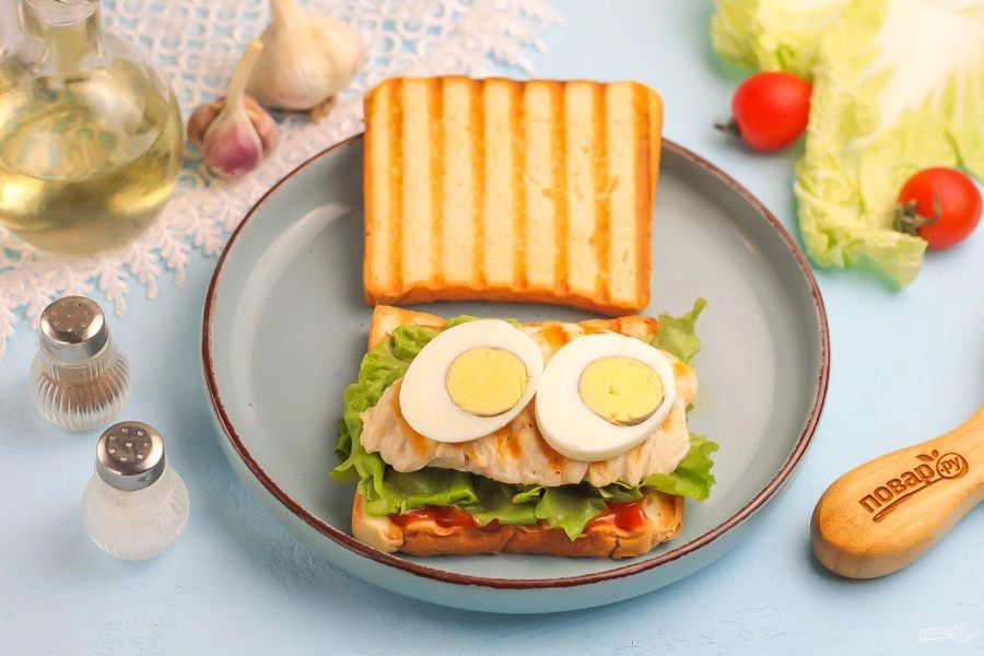 Шаг 8: Сэндвич с индейкой