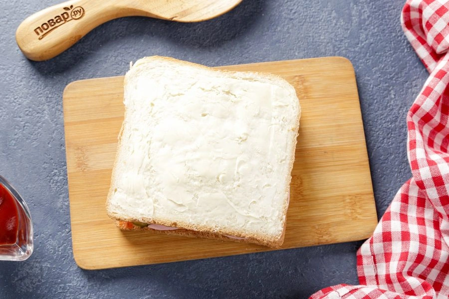 Шаг 8: Сэндвич в аэрогриле