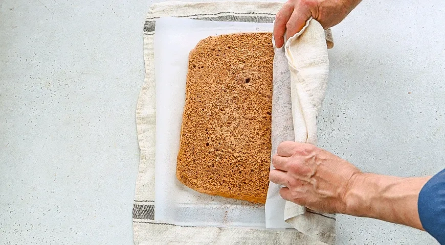 Шоколадное полено с фундуком: шаг 8