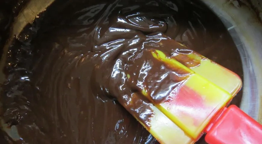 Шоколадный тарт с малиной: шаг 8