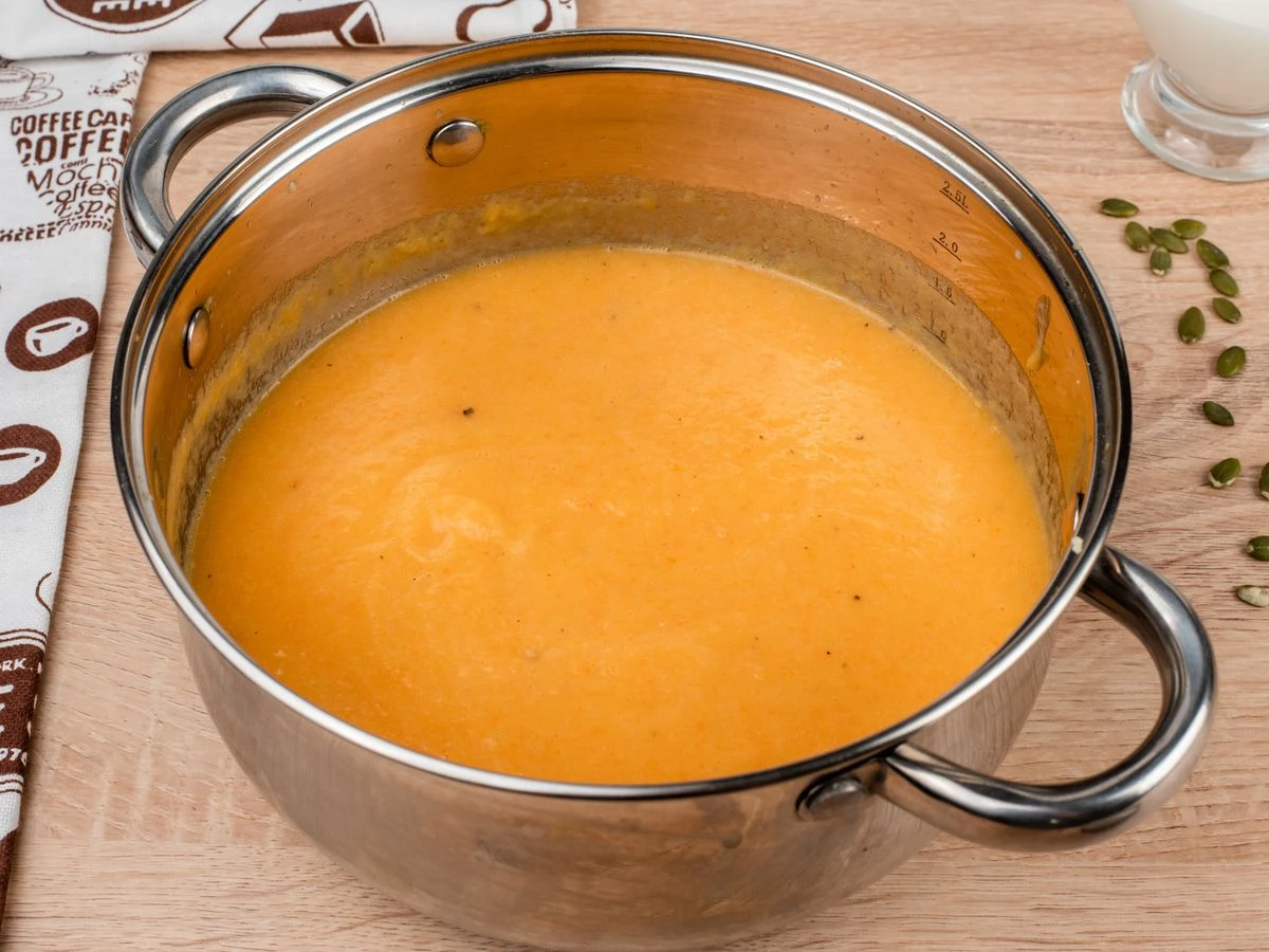 Шаг 8: Сливочный крем-суп из тыквы