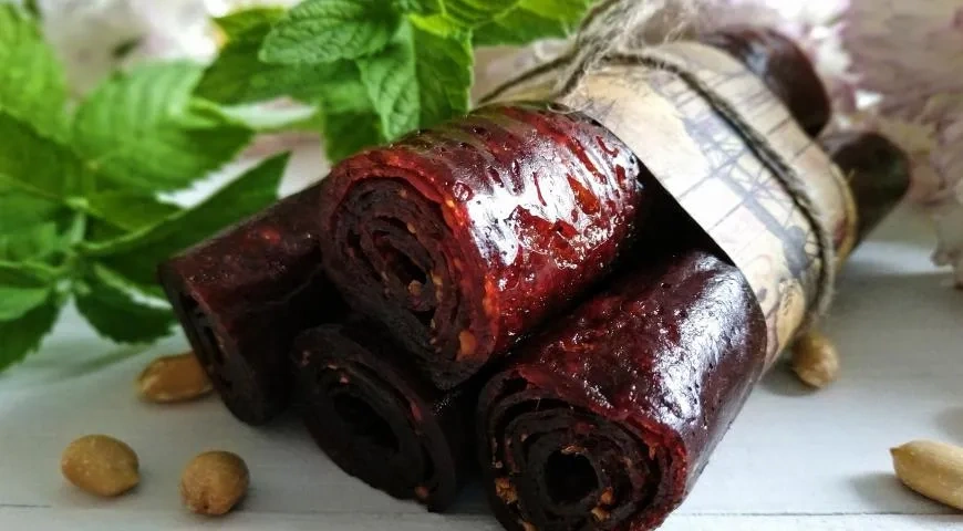 Сливовая пастила с мятой и имбирем: шаг 8