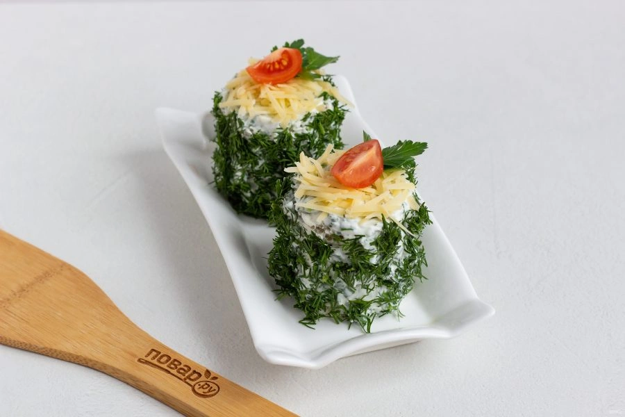 Шаг 8: Слоеная закуска