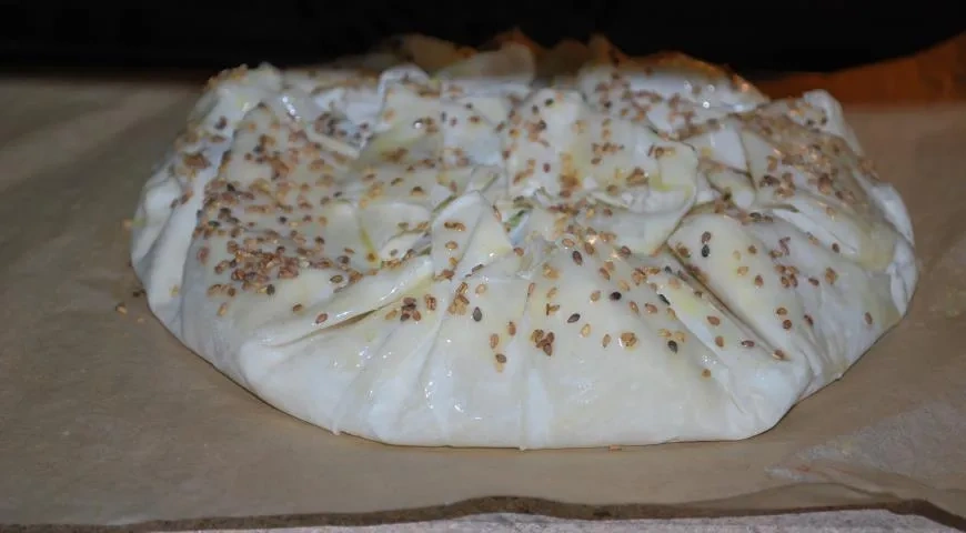 Спанакопита (греческий пирог со шпинатом): шаг 8