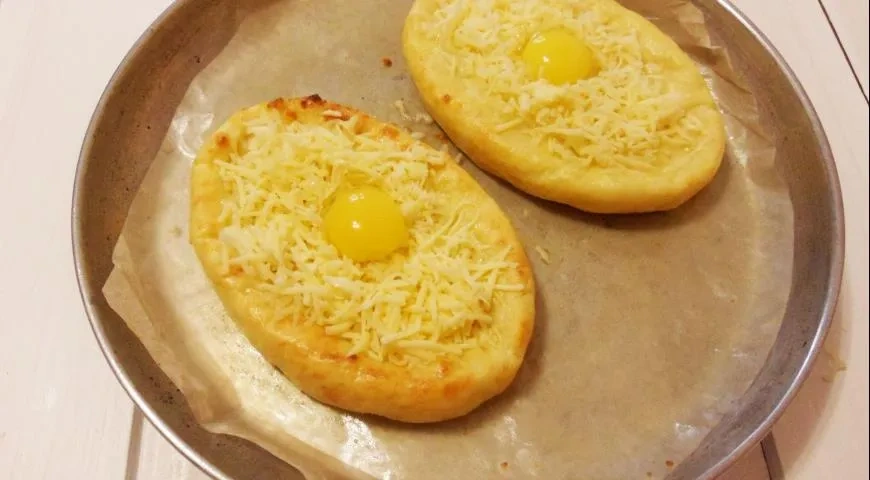 Сырники а-ля хачапури: шаг 8