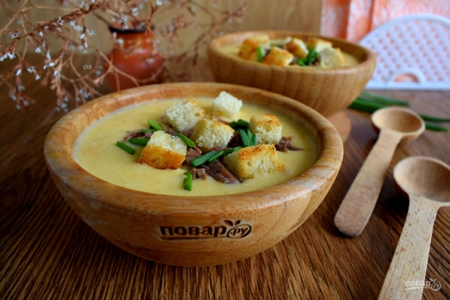 Шаг 8: Сырный супчик на скорую руку