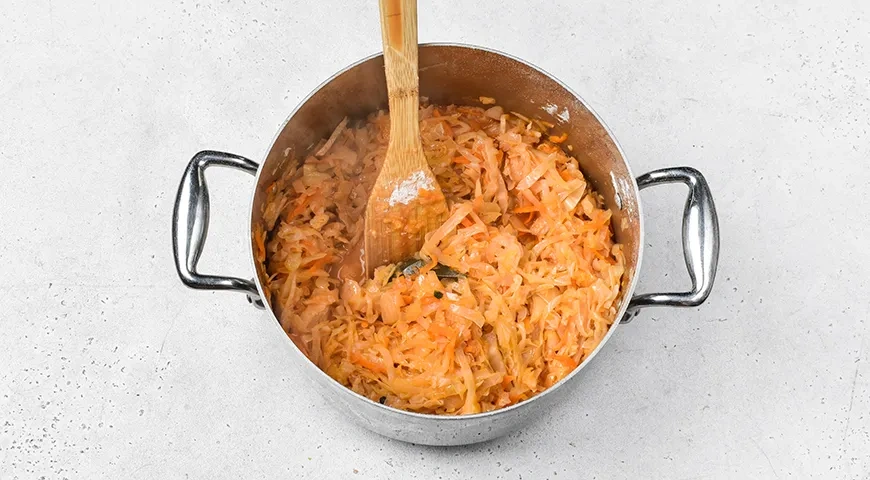 Та самая капуста, как в школьной столовой: шаг 8