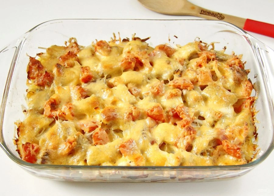 Шаг 8: Тилапия в духовке с картошкой