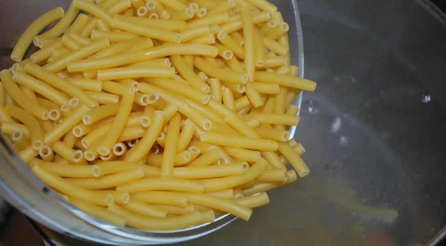 Тимбалло с макаронами: шаг 8