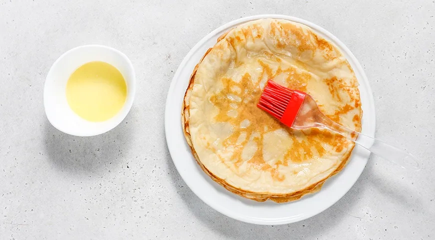 Тонкие блины на ряженке: шаг 8