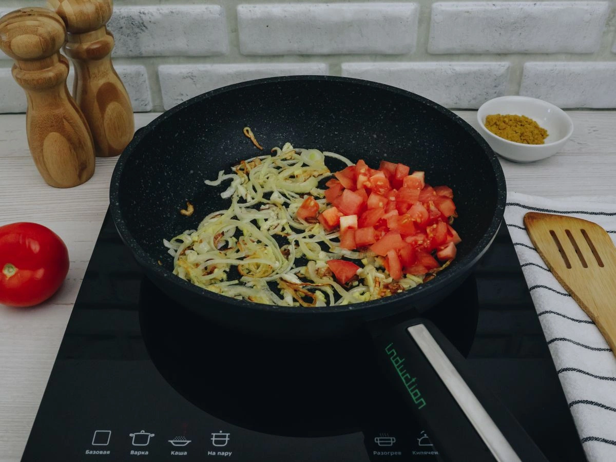 Шаг 8: Тыква с нутом